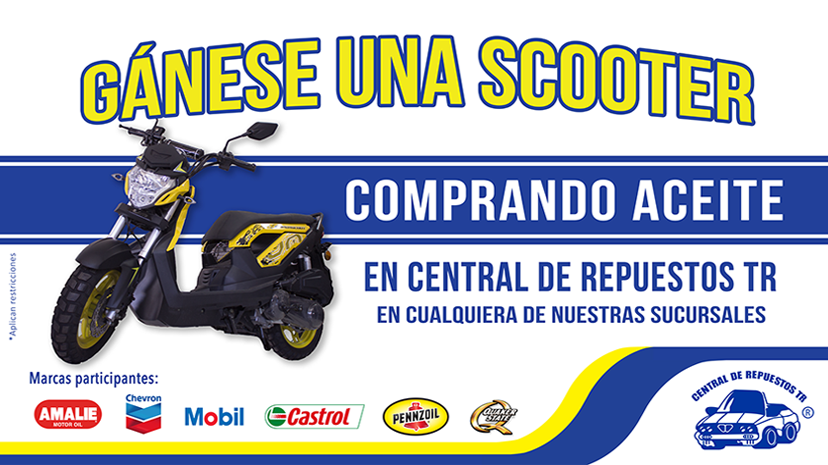 Sorteo Scooter Promoción Costa Rica Repuestos